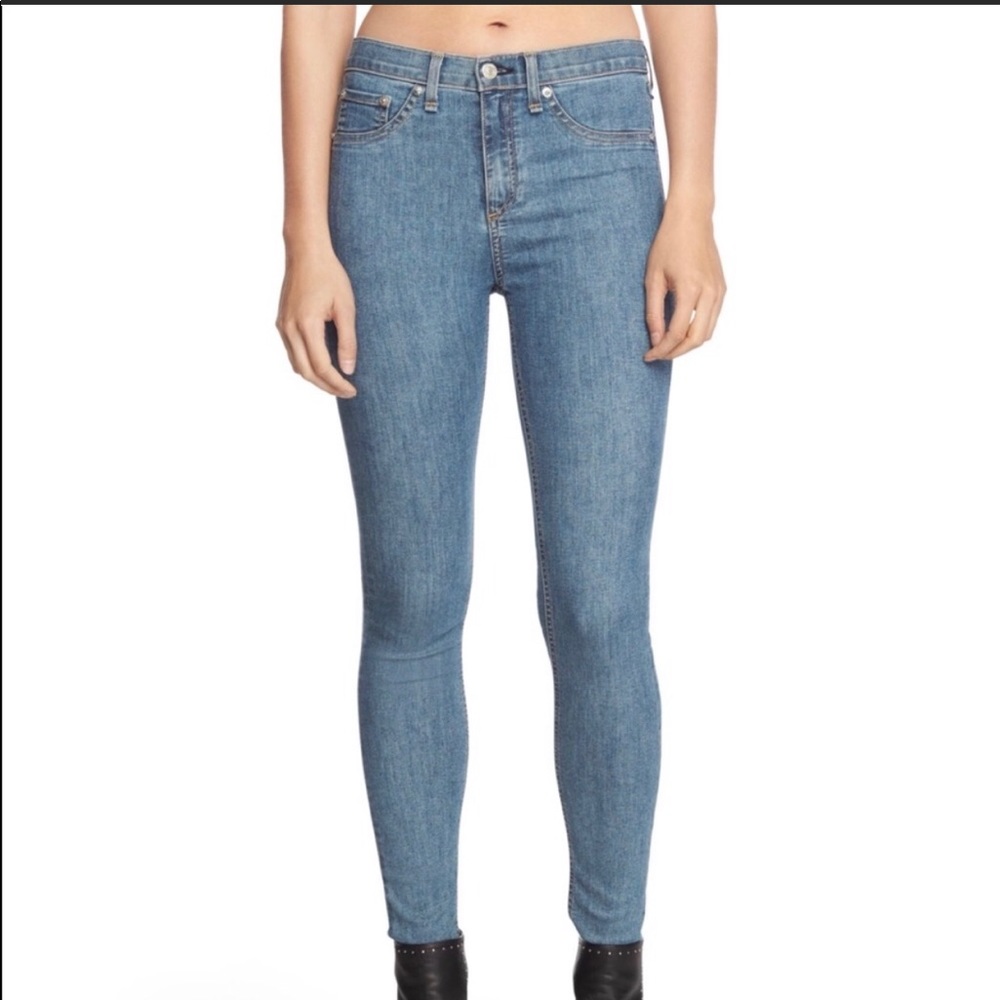 rag & bone Gambel 10 Inch Skinny High Waist Jeans